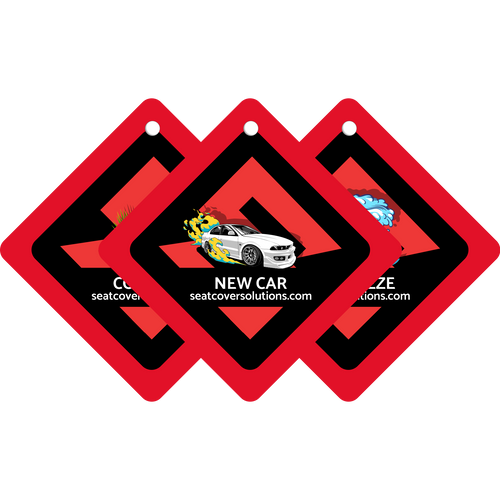 Trio Parfumé - Désodorisants (Voiture Neuve, Noix de Coco et Brise Marine)