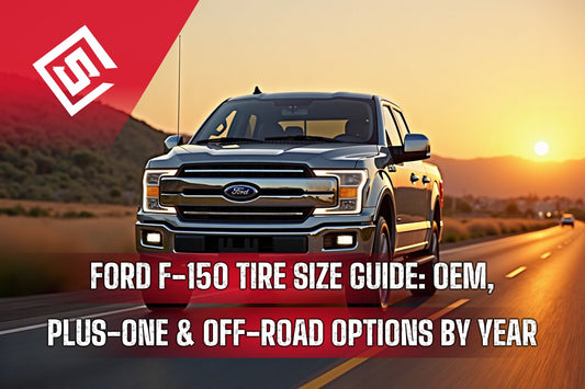 Ford F-150 Tire Size Guide: OEM, Plus-One & Off-Road Options by Year
