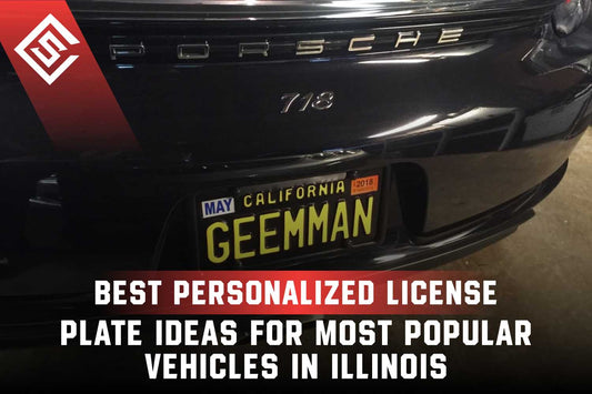 Best Personalized License Plate Ideas for Popular Vehicles in Illinois