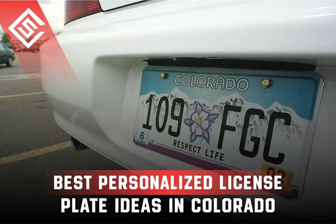 Best Personalized License Plate Ideas in Colorado