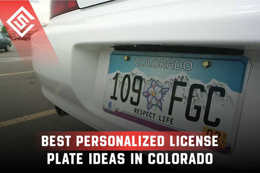 Best Personalized License Plate Ideas in Colorado