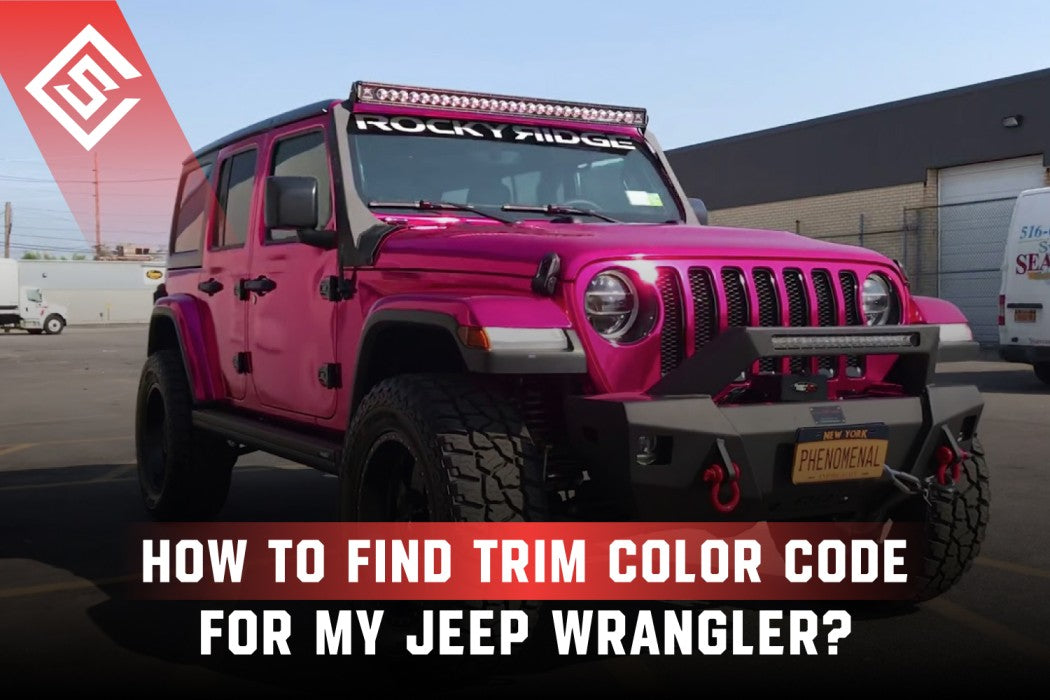 How To Find Trim Color Code For My Jeep Wrangler?