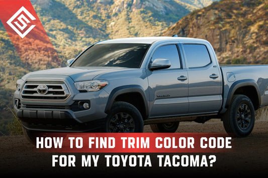 How To Find Trim Color Code For My Toyota Tacoma?