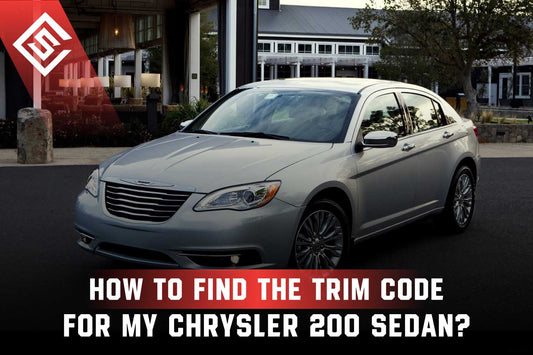 How to Find the Trim Code for My Chrysler 200 Sedan?