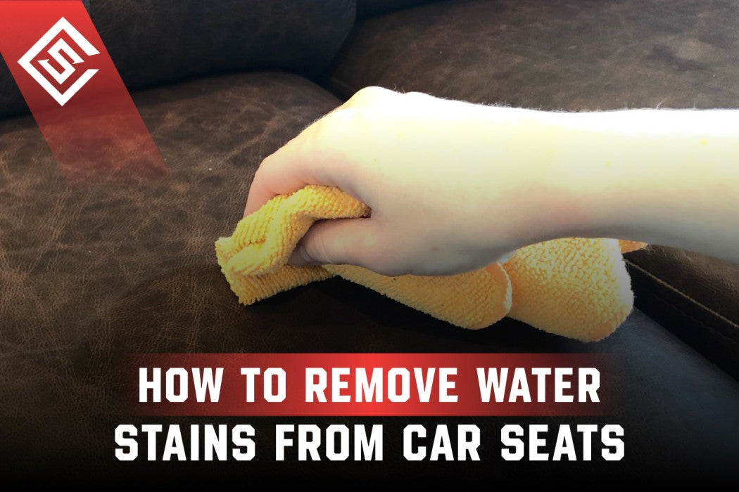 How to Remove Water Stains from Car Seats