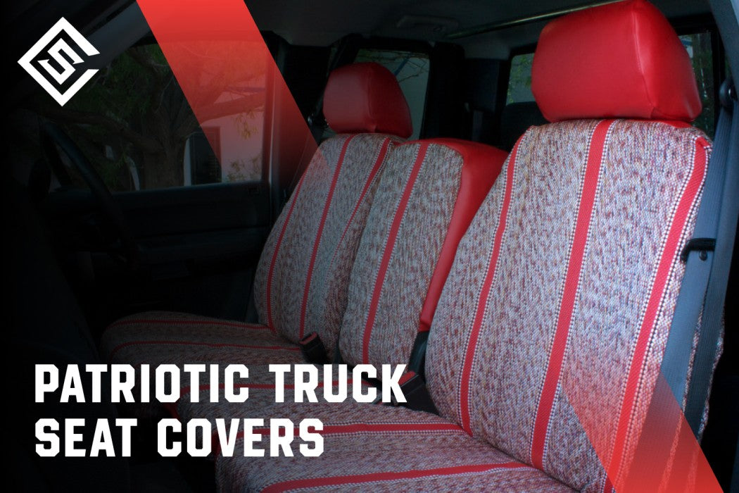 Patriotic Truck Seat Covers