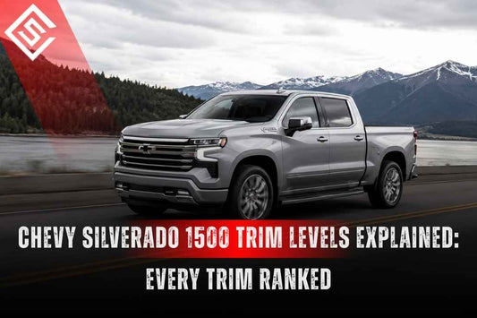 2026 Chevy Silverado 1500 shown outdoors, highlighting trim levels, pricing, features, and buyer recommendations.