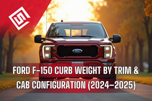 Ford F-150 Curb Weight by Trim & Cab Configuration (2024–2025)