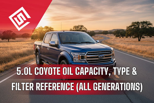 5.0L Coyote Oil Capacity, Type & Filter Reference (All Generations)
