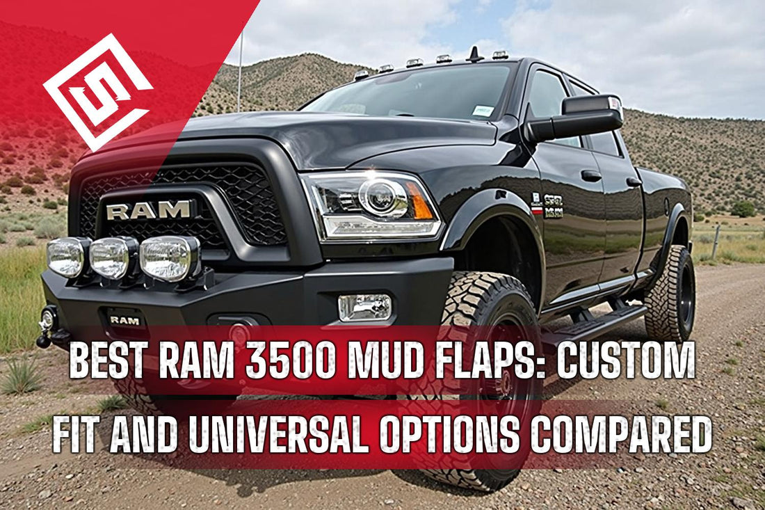 Best Ram 3500 Mud Flaps: Custom Fit and Universal Options Compared