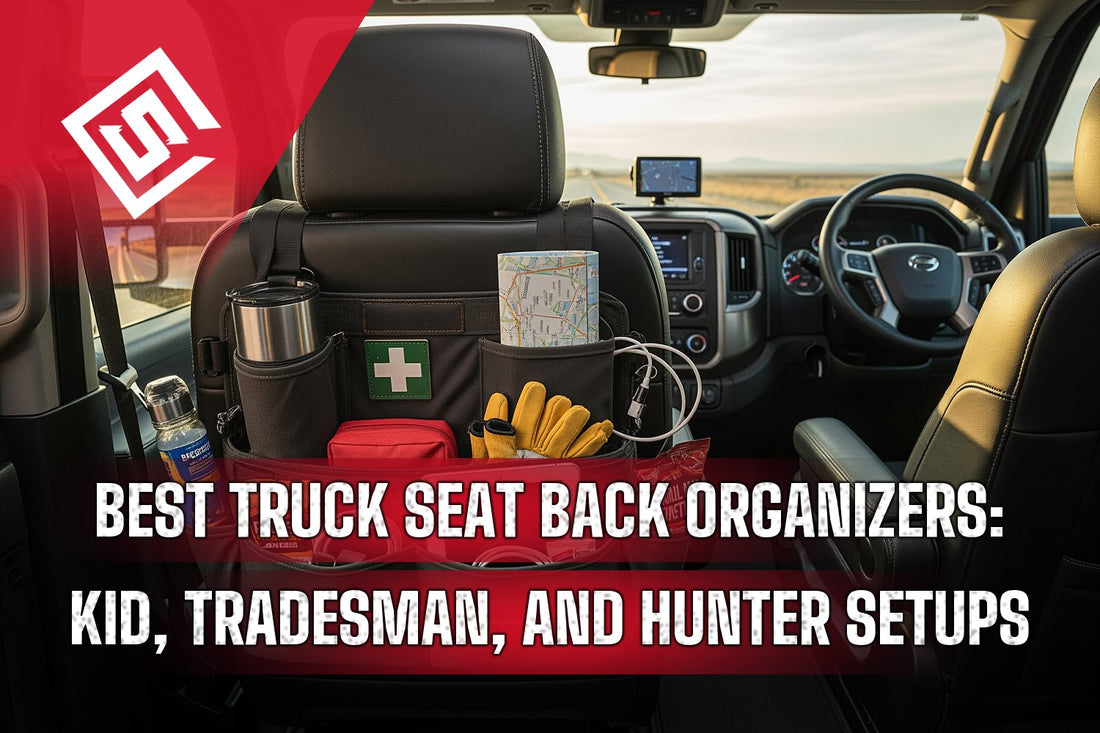 Best Truck Seat Back Organizers: Kid, Tradesman, and Hunter Setups