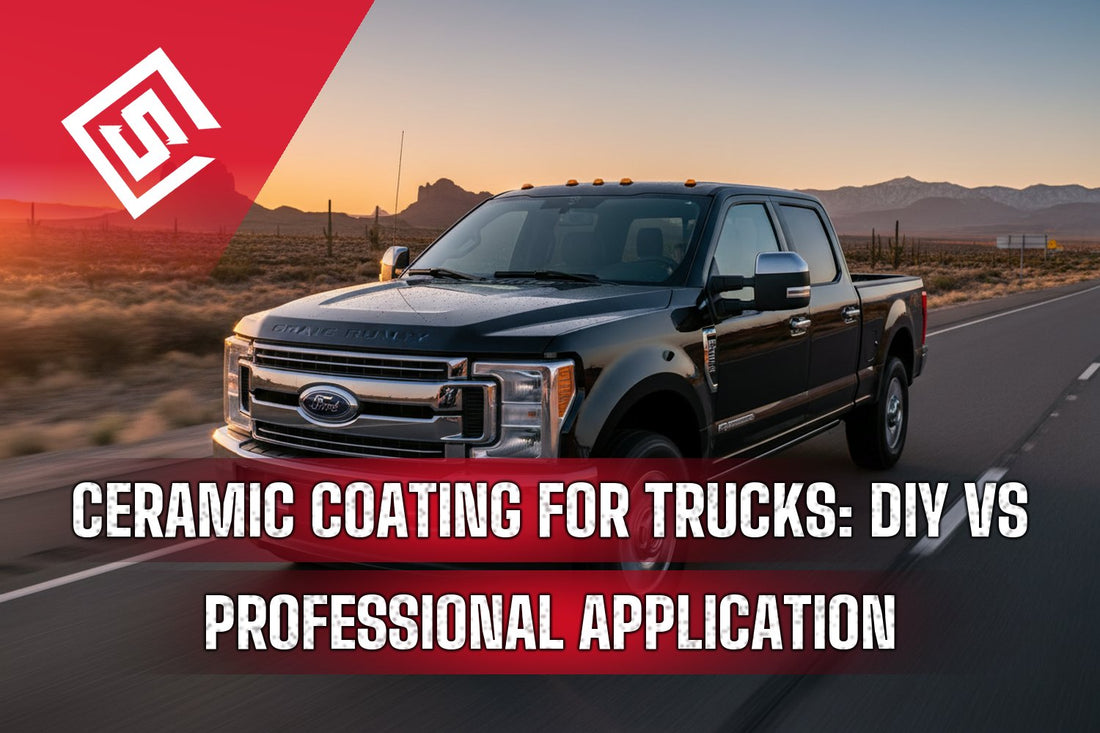 Ceramic Coating for Trucks: DIY vs Professional Application