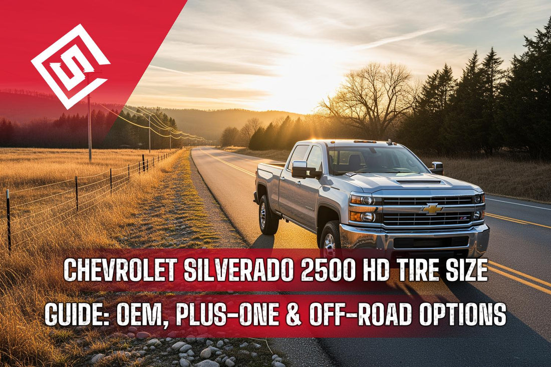 Chevrolet Silverado 2500 HD Tire Size Guide: OEM, Plus-One & Off-Road Options