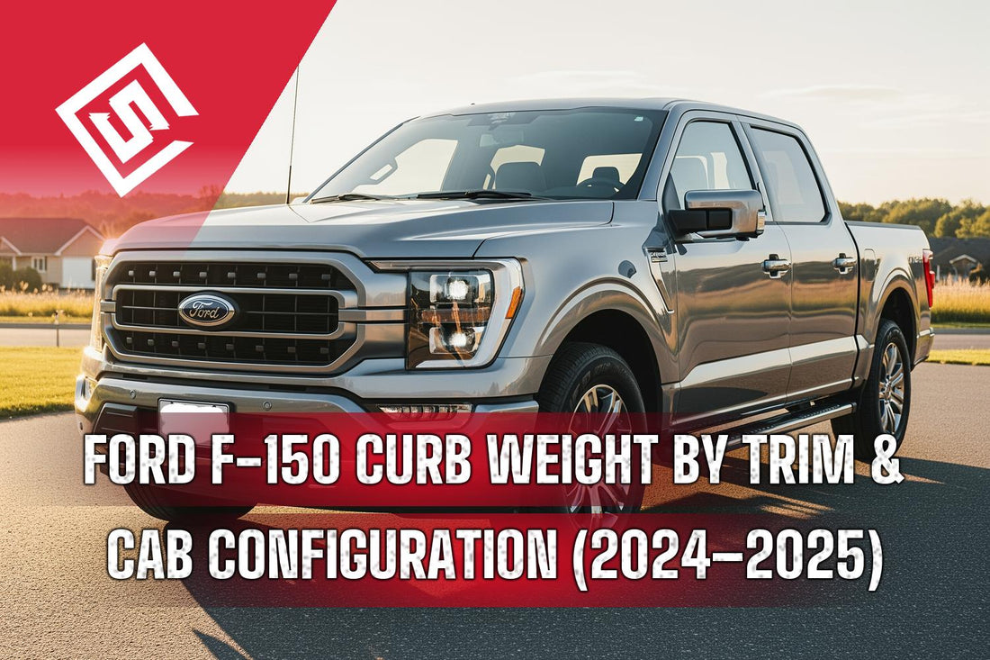 Ford F-150 Curb Weight by Trim & Cab Configuration (2024–2025)