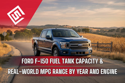 Ford F-150 Fuel Tank Capacity & Real-World MPG Range by Year and Engine