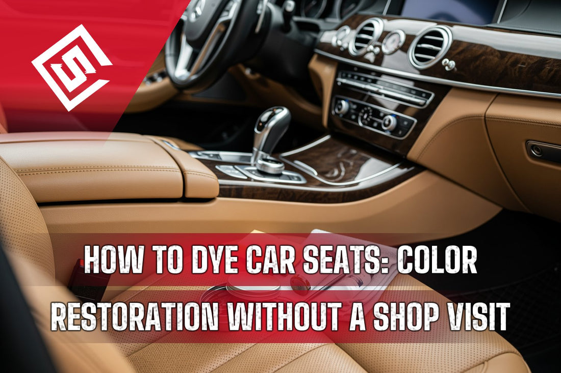 How to Dye Car Seats: Color Restoration Without a Shop Visit
