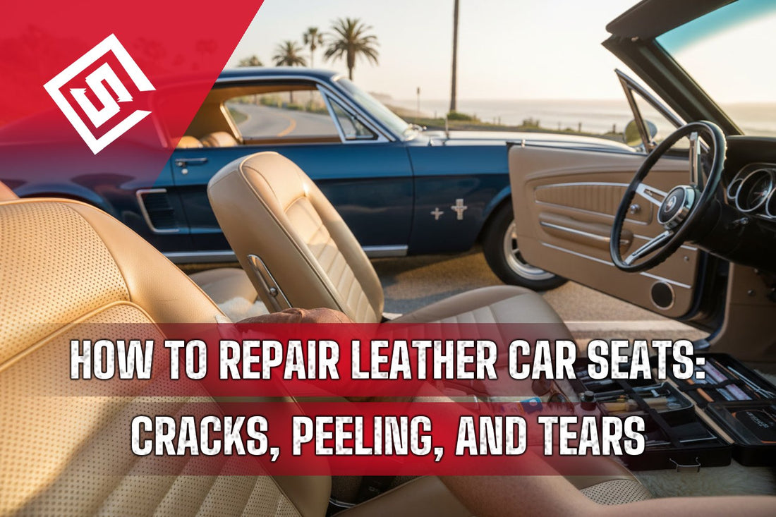 How to Repair Leather Car Seats: Cracks, Peeling, and Tears
