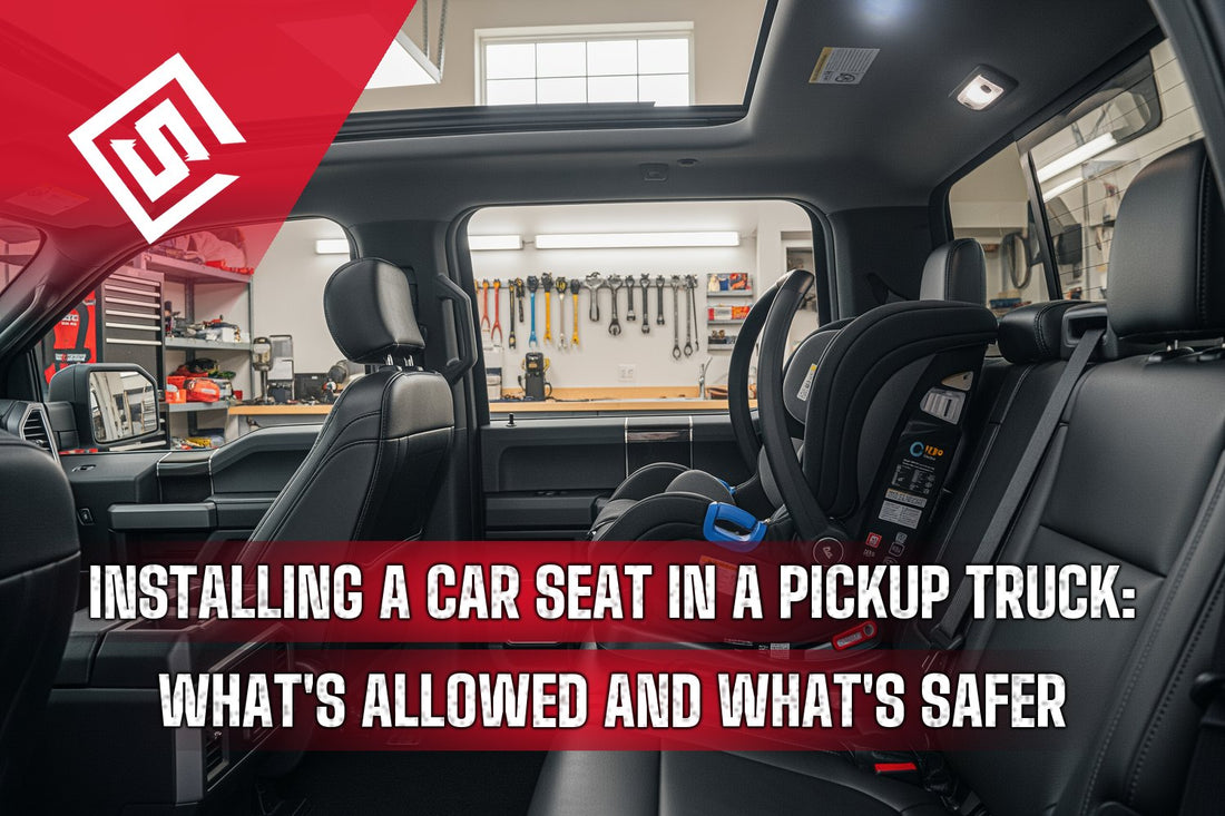Installing a Car Seat in a Pickup Truck: What's Allowed and What's Safer