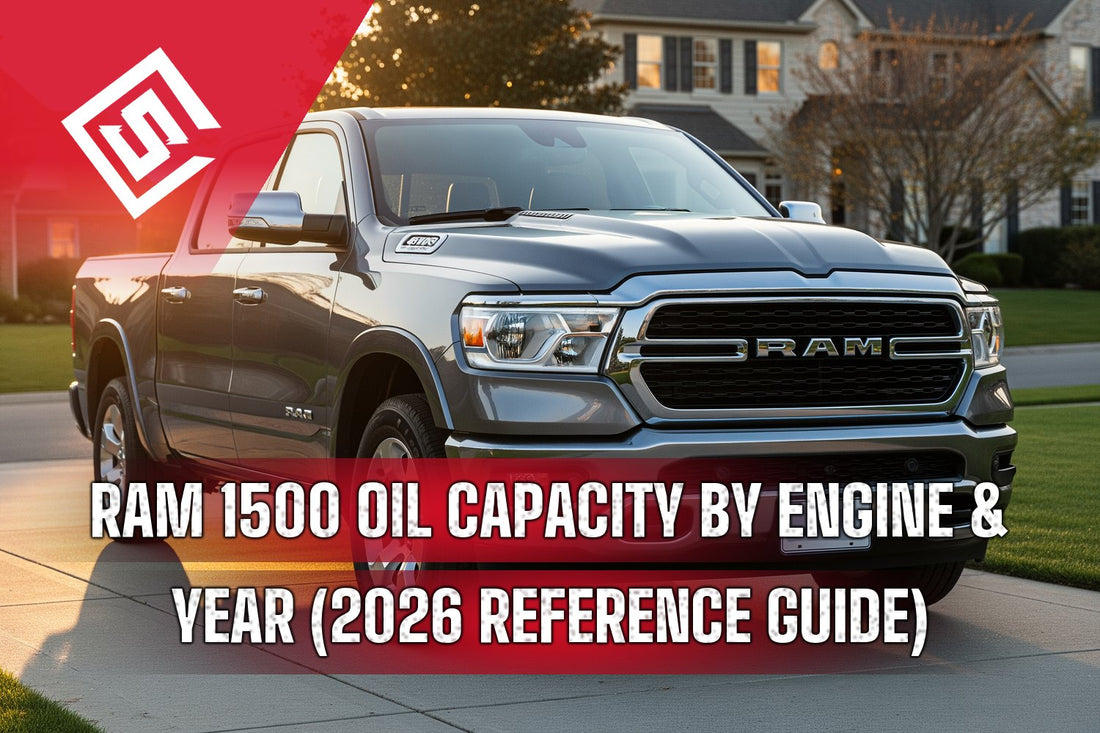 Ram 1500 Oil Capacity by Engine & Year (2026 Reference Guide)