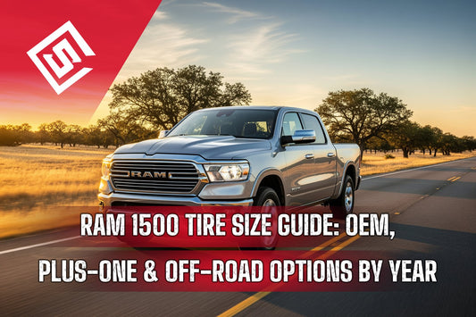 Ram 1500 Tire Size Guide: OEM, Plus-One & Off-Road Options by Year