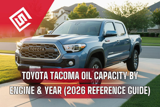 Toyota Tacoma Oil Capacity by Engine & Year (2026 Reference Guide)