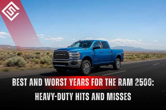 Blue Ram 2500 pickup truck illustrating the best and worst years for Ram 2500, reliability, towing, and buying advice.