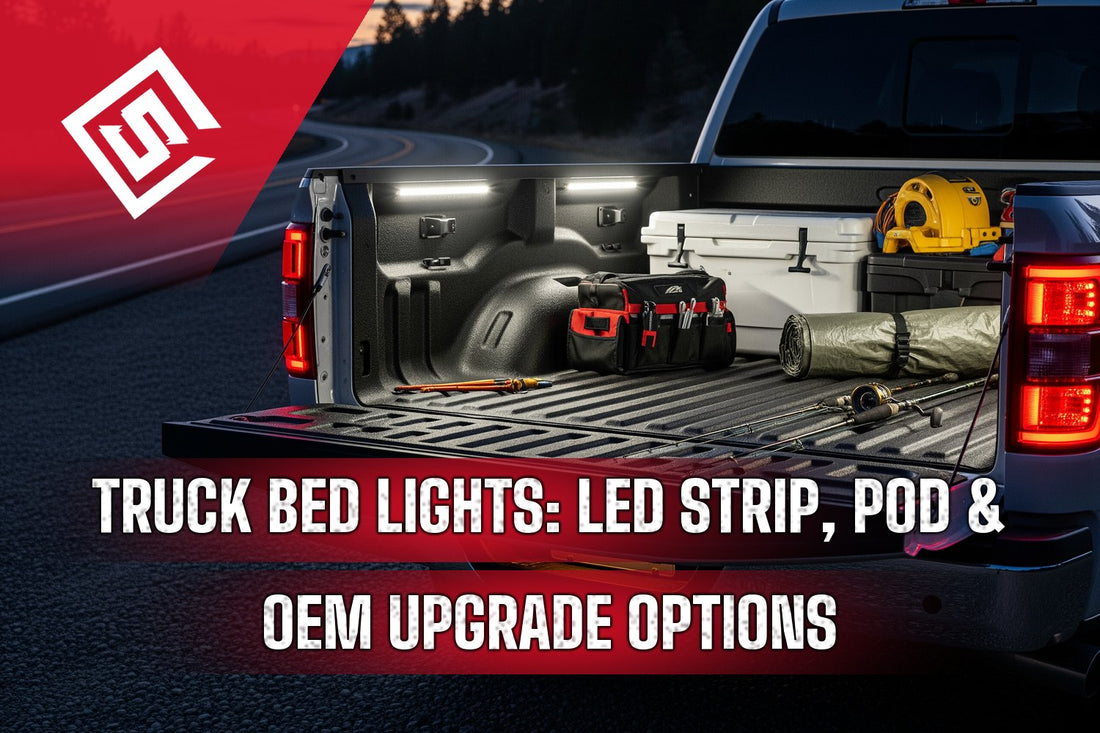 Truck Bed Lights: LED Strip, Pod & OEM Upgrade Options Compared