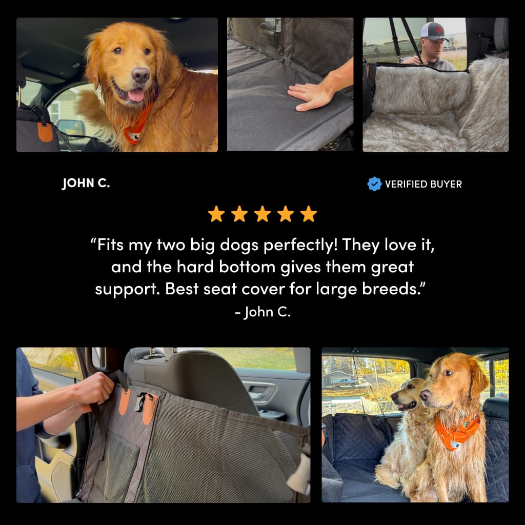 PetSuite Hard Bottom Dog Seat Protector (No Fur)