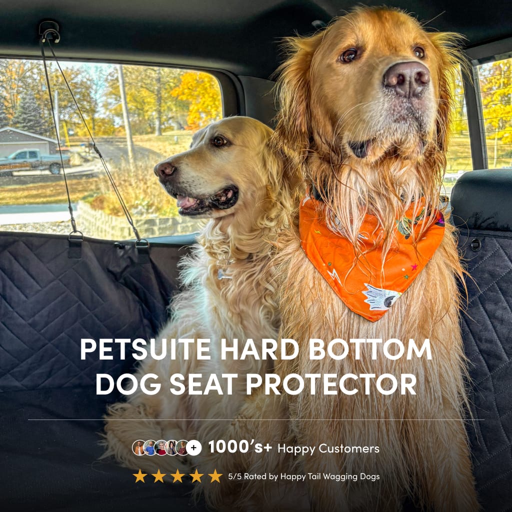 PetSuite Hard Bottom Dog Seat Protector (No Fur)